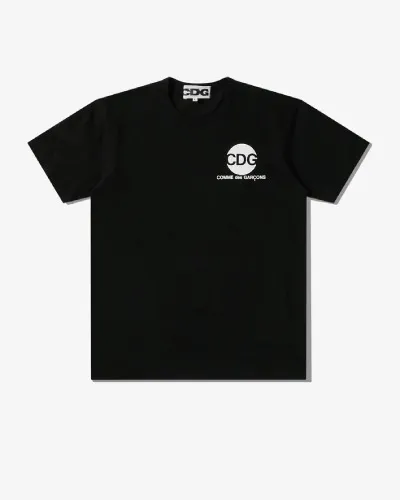 CDG Circular Logo Black T-Shirt
