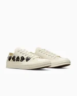 CDG Converse Multi Hearts White Low Top
