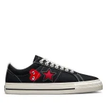 CDG Converse One Star Black Low Top