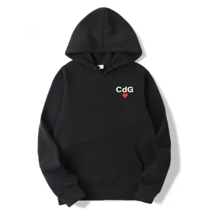 CDG Hoodie Black
