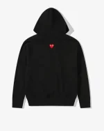 CDG Play Unisex Reverse Red Heart Hooded Zip