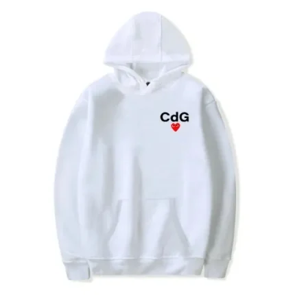 CDG Small Logo With Hoodie Heart
