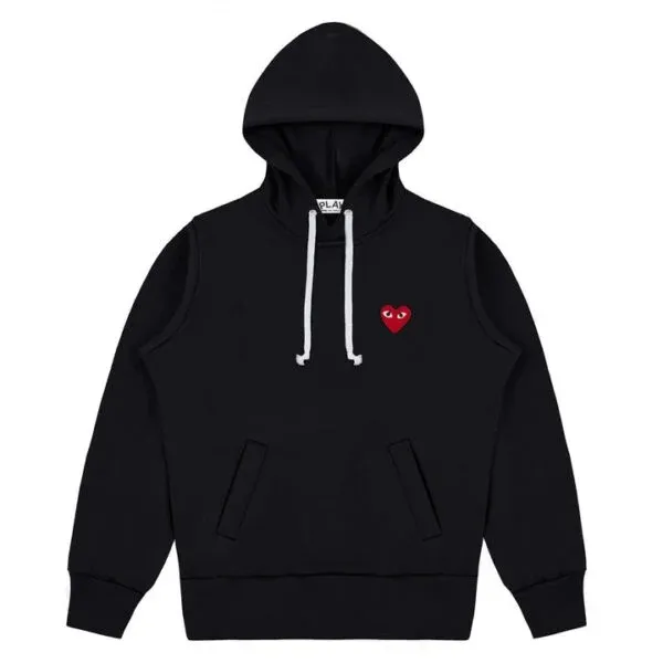 Comme Des Garcons Play Pullover (Black) Hoodie