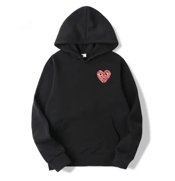 Comme Des Garcons Play Hoodie – Black