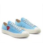Converse X CDG Low (Bright Blue) Top