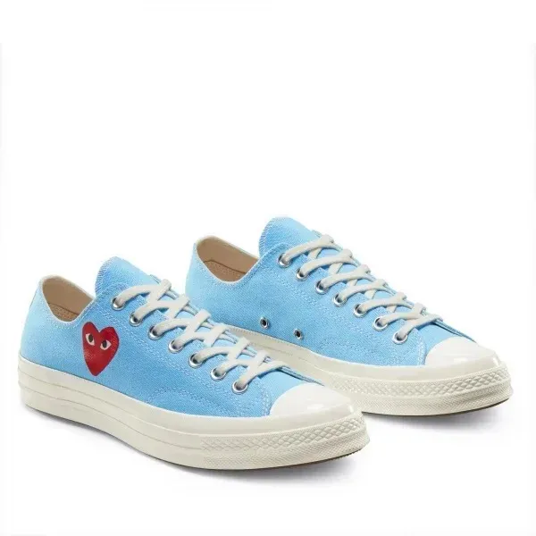 Converse X CDG Low (Bright Blue) Top