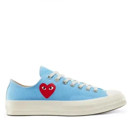 Converse X CDG Low (Bright Blue) Top